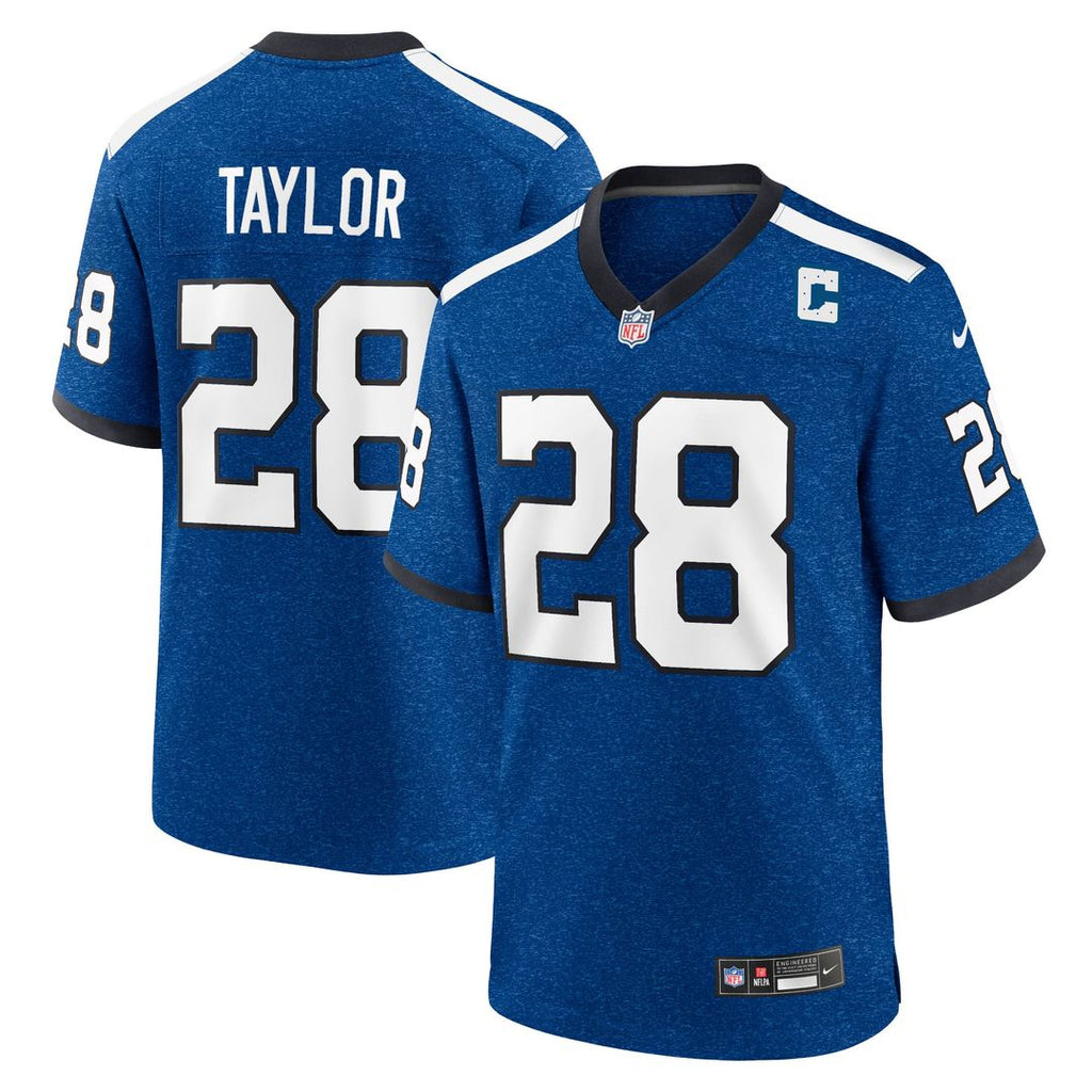 Indianapolis Colts Jonathan Taylor Royal Indiana Nights Alternate Game Jersey product image 1, provided for visual reference