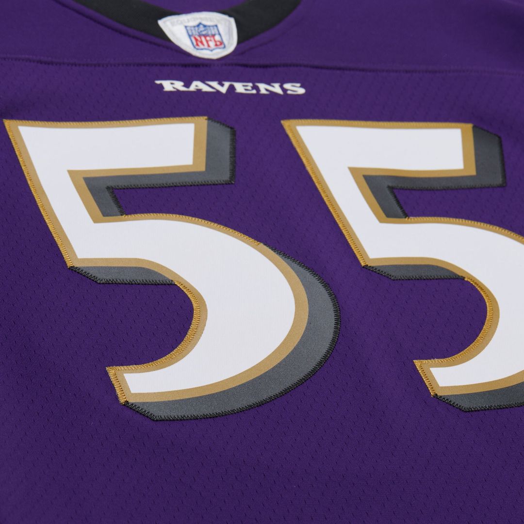 Baltimore Ravens Terrell Suggs Purple 2003 Legacy Replica Jersey product image 11, provided for visual reference and product