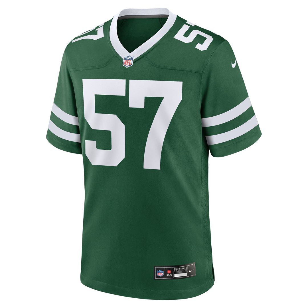 New York Jets C.J. Mosley Legacy Green Team Game Jersey product image 2, provided for visual reference and product detail