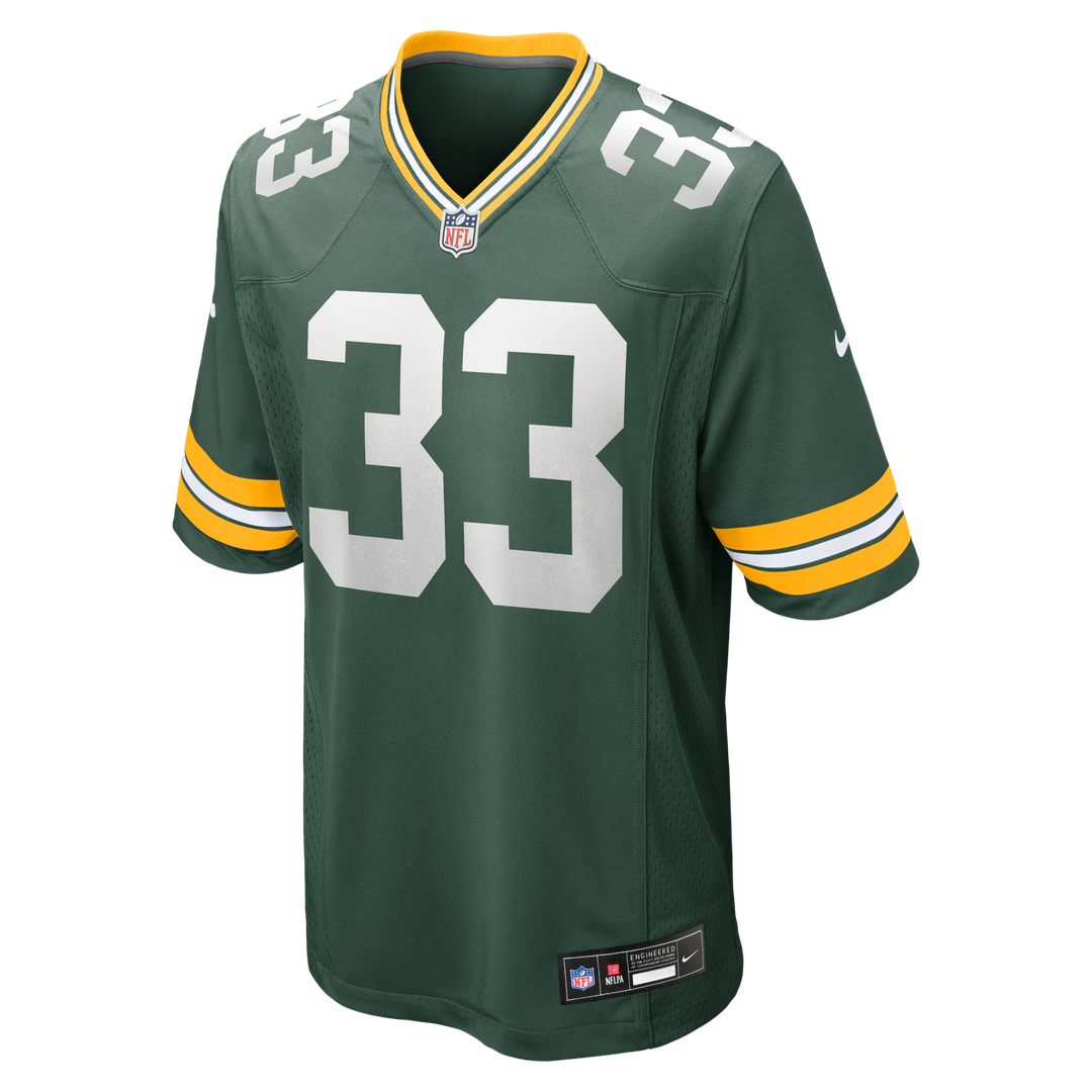 Green Bay Packers Evan Williams Green Game Jersey product image 2, provided for visual reference and product detail review