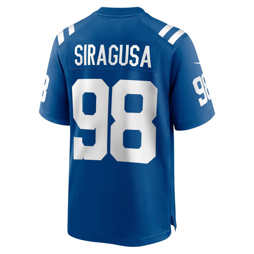 Indianapolis Colts Tony Siragusa Blue Retired Player Alternate Game Jersey product image 15, provided for visual reference