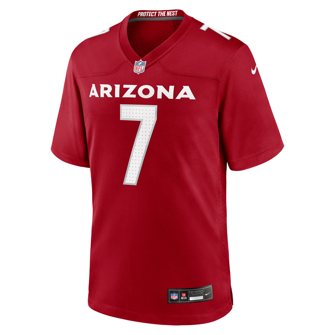 Arizona Cardinals Jacoby Brissett Cardinal Team Game Jersey product image 2, provided for visual reference and product