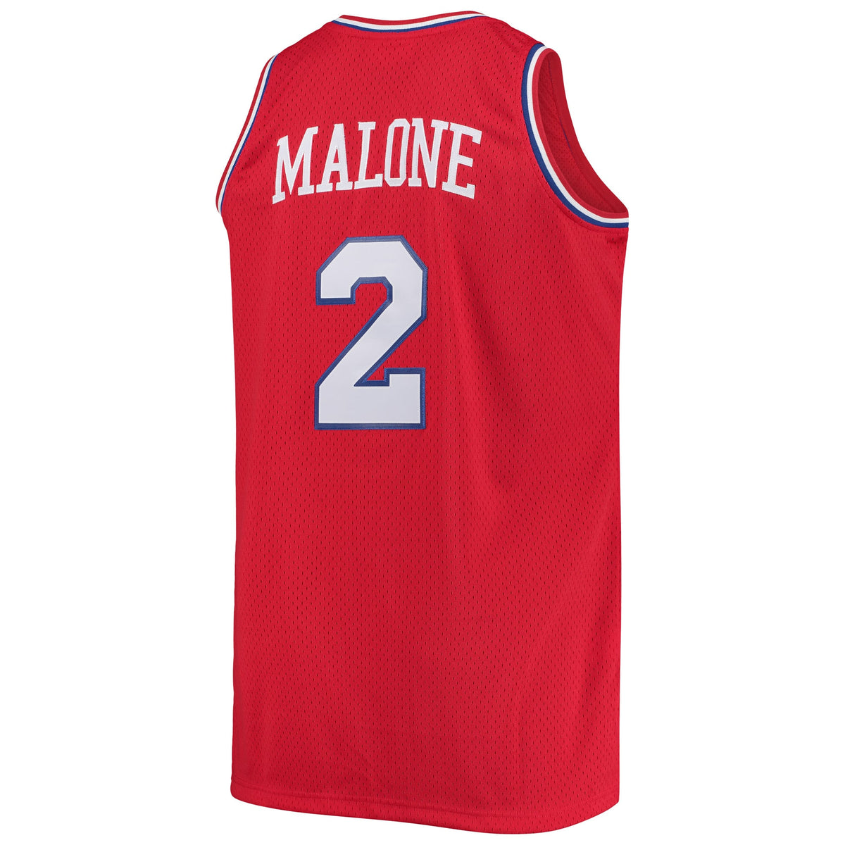 Philadelphia 76ers Moses Malone Mitchell & Ness Red 1982/83 Big & Tall Hardwood Classics Swingman Jersey for Men product