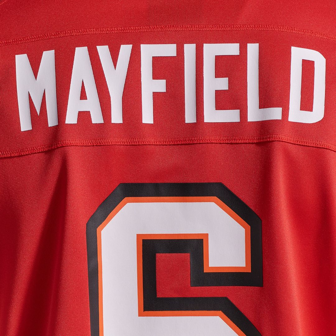 Tampa Bay Buccaneers Baker Mayfield White Away Game Jersey product image 56, provided for visual reference and product