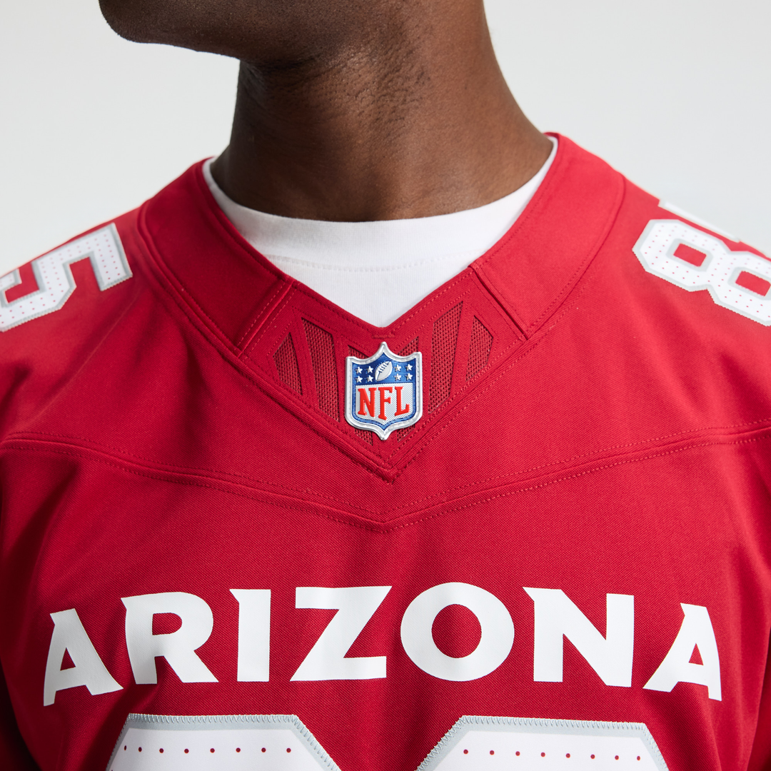 Arizona Cardinals Trey McBride White Vapor F.U.S.E. Stitched Limited Jersey product image 14, provided for visual reference