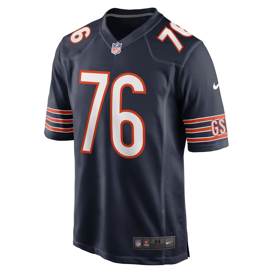 Chicago Bears Steve McMichael Navy Retired Player Game Jersey product image 2, provided for visual reference and product