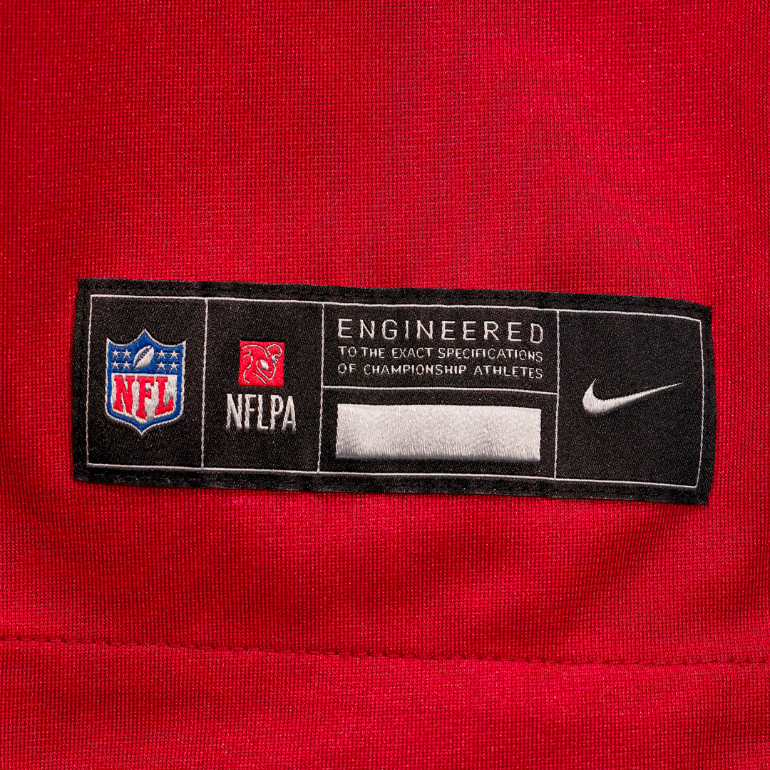 Kansas City Chiefs Garrett Nussmeier Red Game Jersey product image 6, provided for visual reference and product detail review