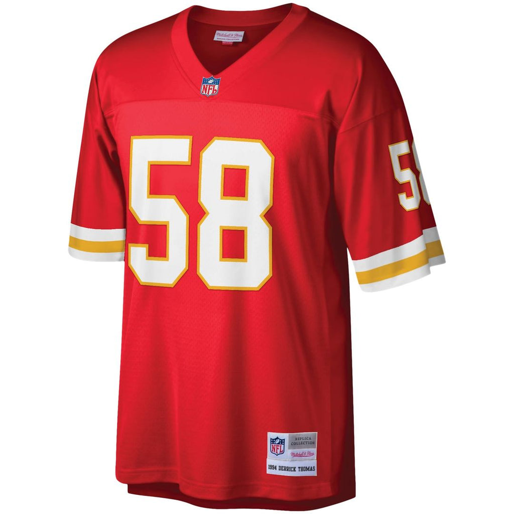 Kansas City Chiefs Derrick Thomas Red Legacy Replica Jersey product image 2, provided for visual reference and product