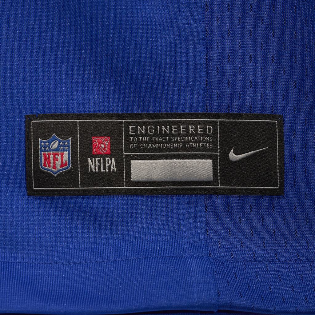 Buffalo Bills Michael Hoecht Royal Team Game Jersey product image 6, provided for visual reference and product detail review