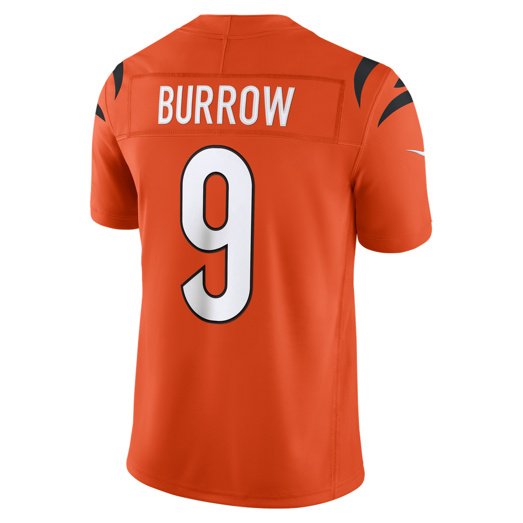 Cincinnati Bengals Joe Burrow White Vapor F.U.S.E. Stitched Limited Jersey product image 22, provided for visual reference