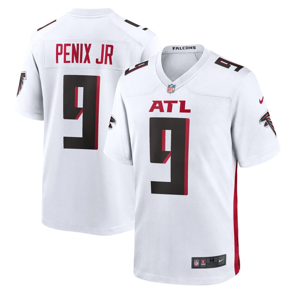 Atlanta Falcons Michael Penix Jr. White Game Jersey product image 4, provided for visual reference and product detail review