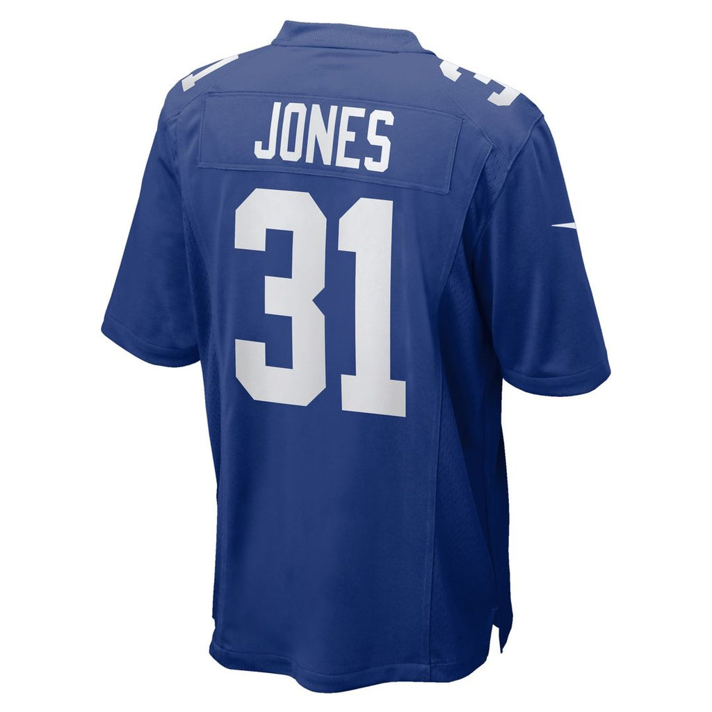 New York Giants Nic Jones Royal Team Game Jersey product image 3, provided for visual reference and product detail review