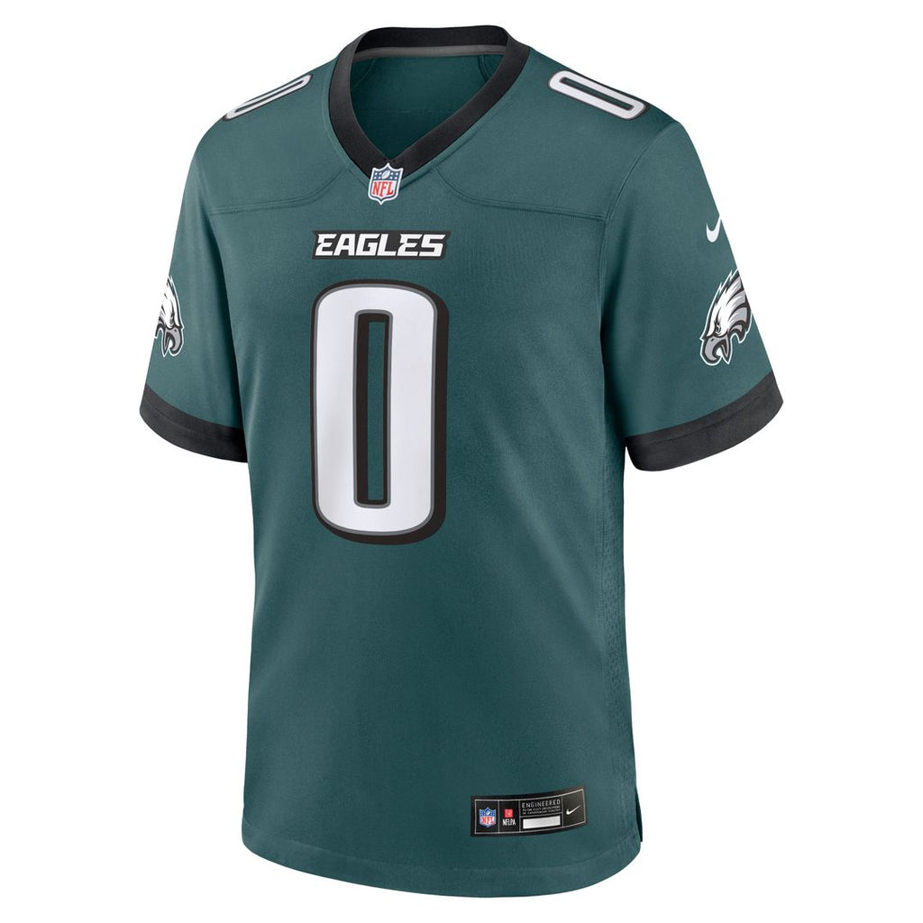 Philadelphia Eagles Marquise Brown Kelly Green Alternate 2 Game Jersey product image 14, provided for visual reference and