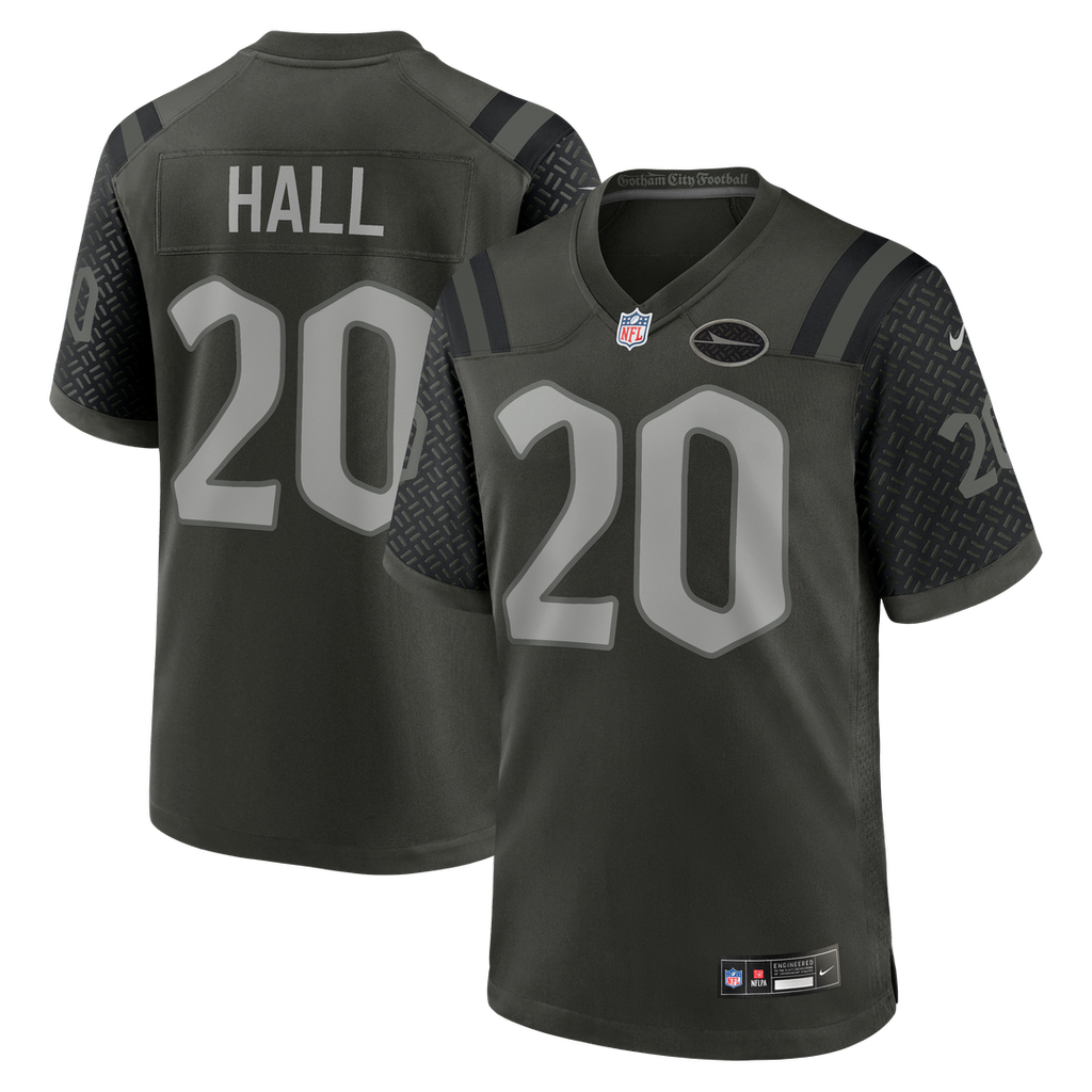 New York Jets Breece Hall Green Rivalries Collection Game Jersey product image 1, provided for visual reference and product