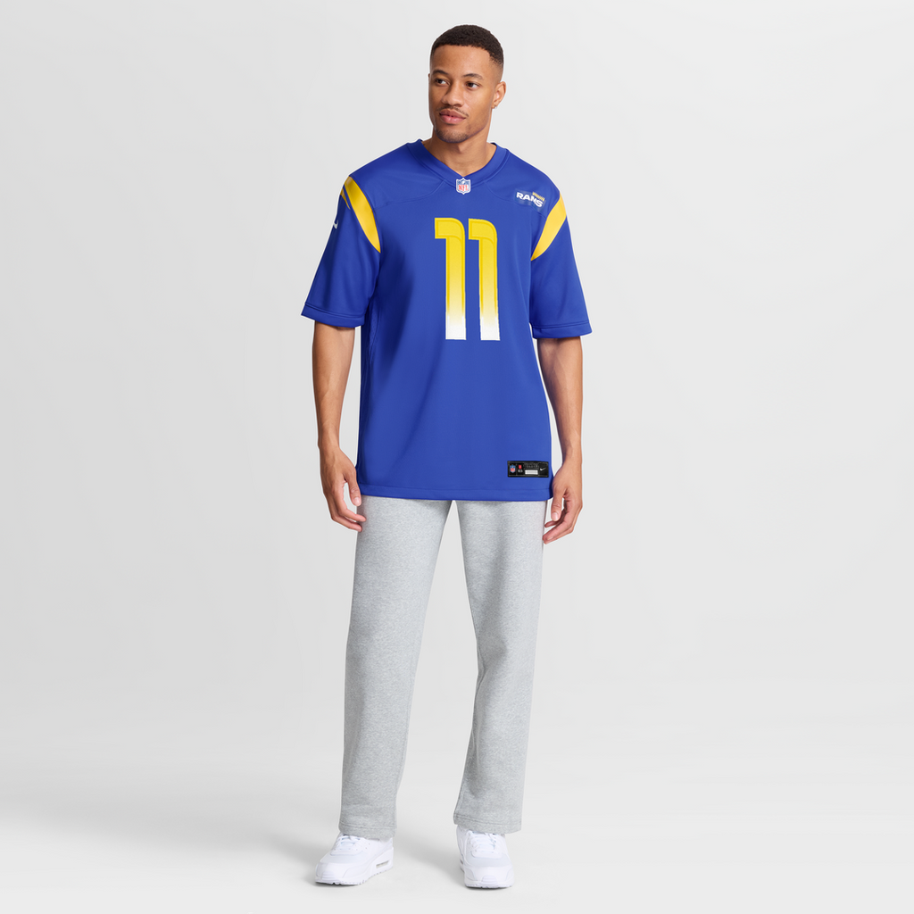 Los Angeles Rams Jimmy Garoppolo Royal Game Jersey product image 7, provided for visual reference and product detail review