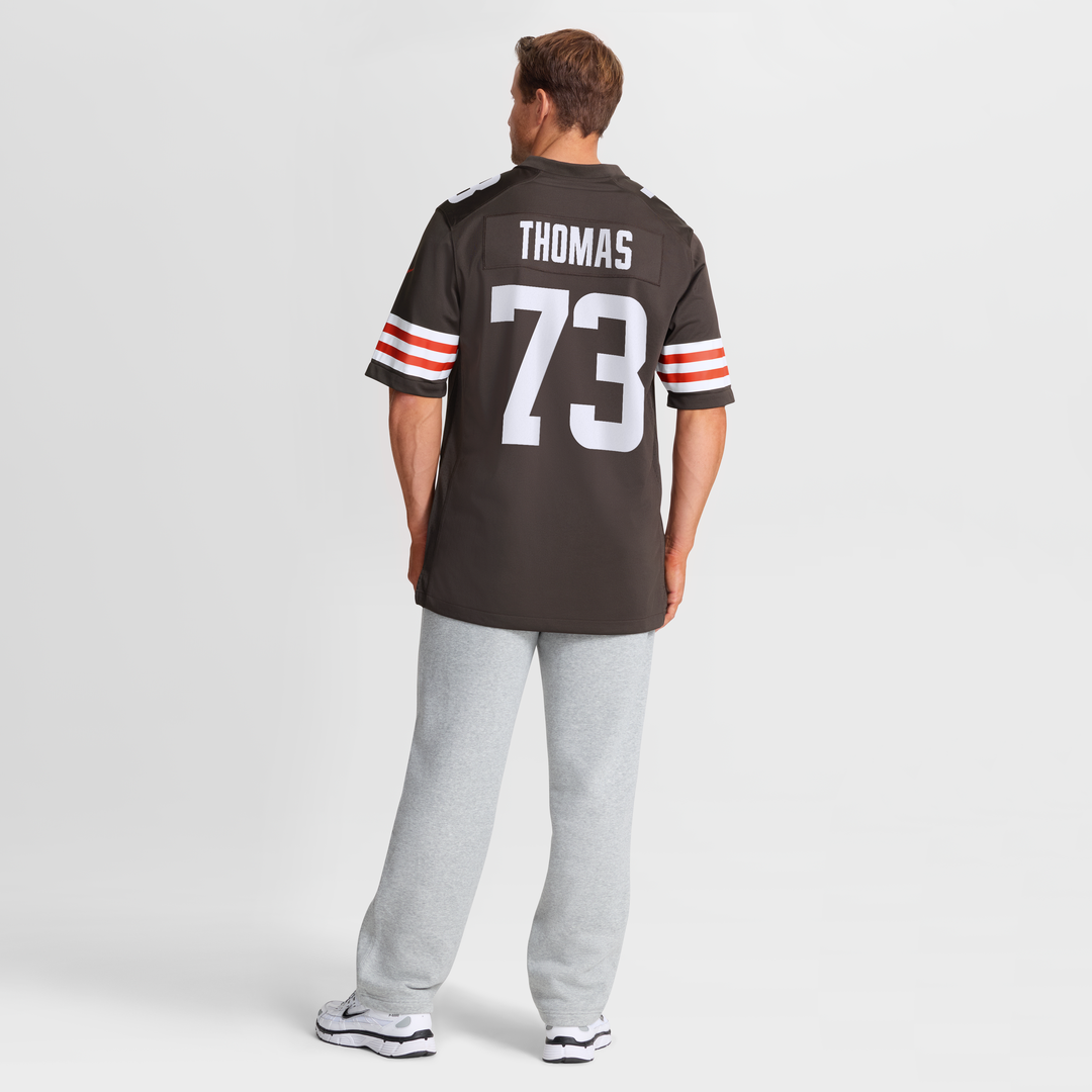 Cleveland Browns Joe Thomas White Retired Game Player Jersey product image 14, provided for visual reference and product