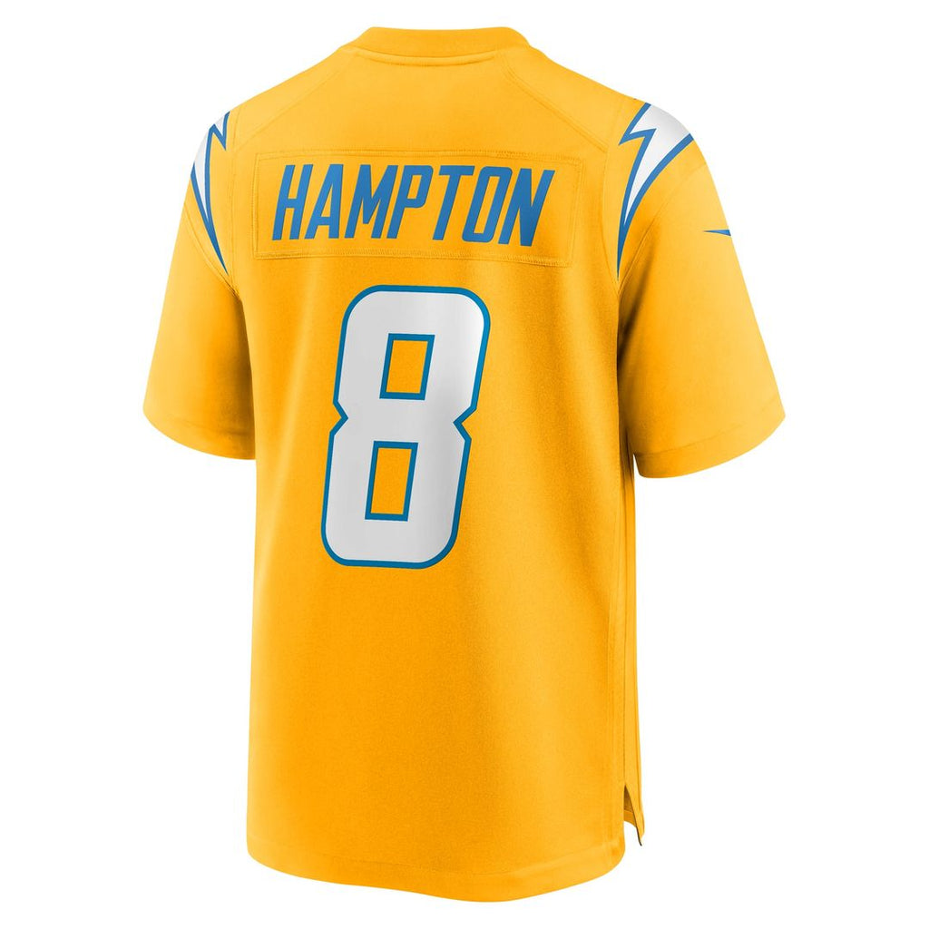 Los Angeles Chargers Omarion Hampton Powder Blue Game Player Jersey product image 13, provided for visual reference and
