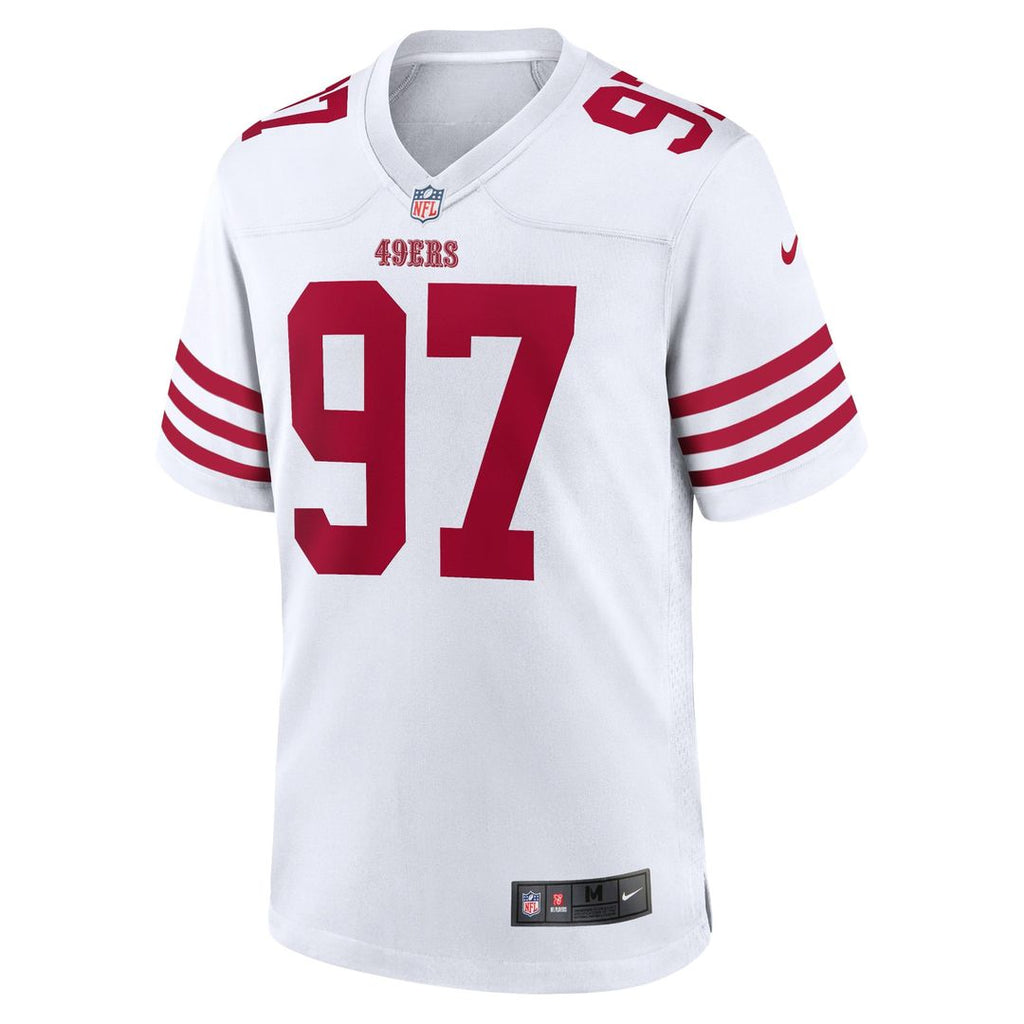 San Francisco 49ers Nick Bosa White Player Game Jersey product image 5, provided for visual reference and product detail