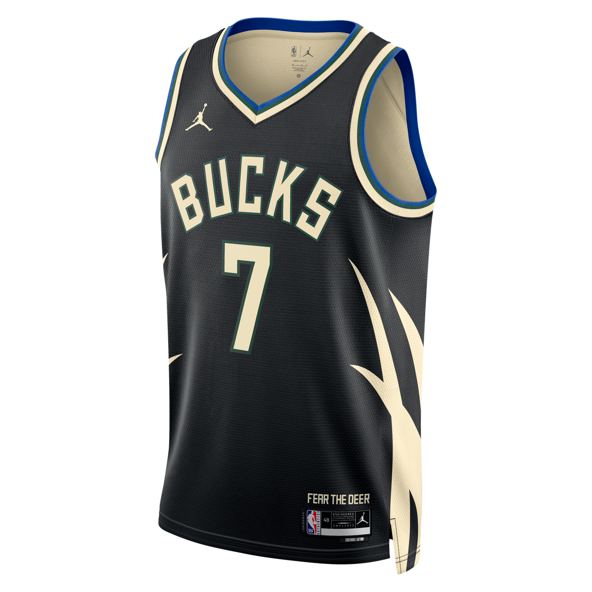 Kevin Porter Jr. Milwaukee Bucks Statement Edition Swingman Jersey - Hunter Green - Unisex product image 3, provided for