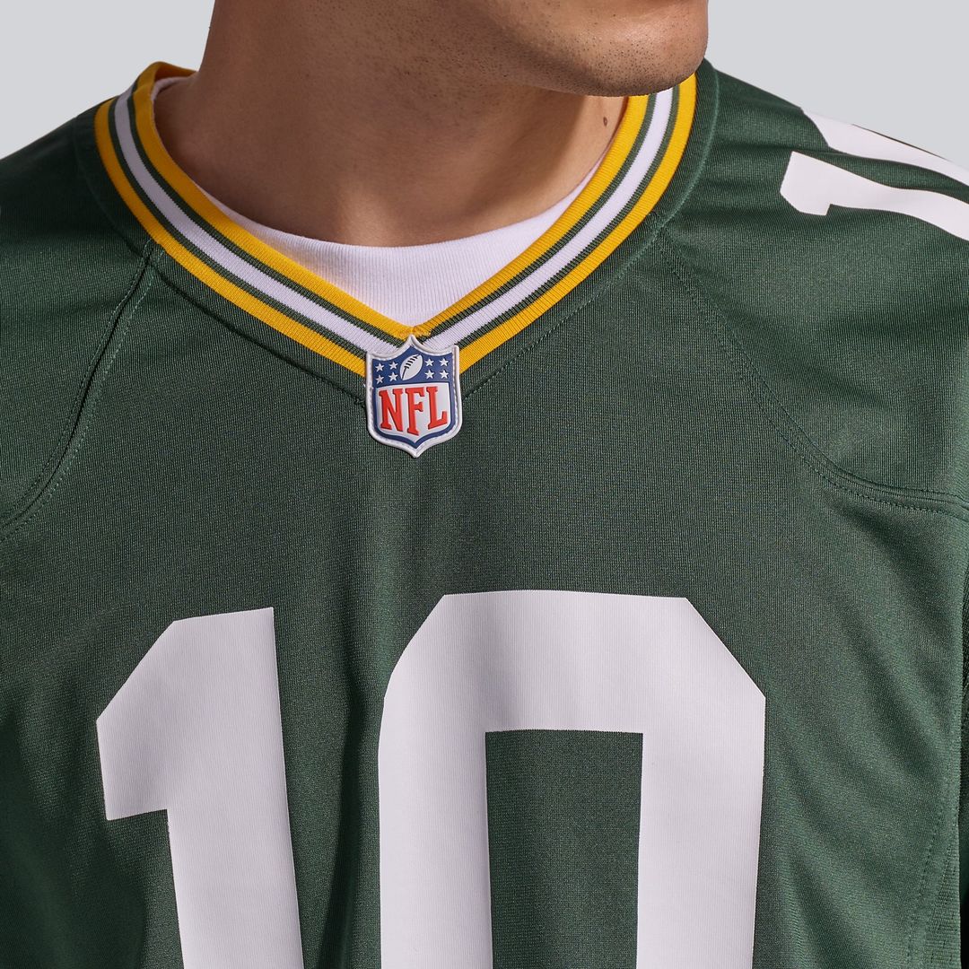 Green Bay Packers Love Green Player Game Jersey product image 8, provided for visual reference and product detail review