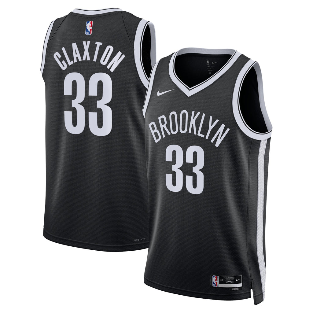 Brooklyn Nets Nike Icon Edition Swingman Jersey - Black product image 1