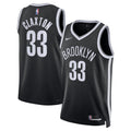 Nic Claxton Brooklyn Nets Icon Edition Swingman Jersey - Black - Unisex product image 1, provided for visual reference and