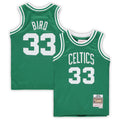 Preschool Boston Celtics Larry Bird Mitchell & Ness Kelly Green 1985/86 Hardwood Classics Throwback Team Jersey product