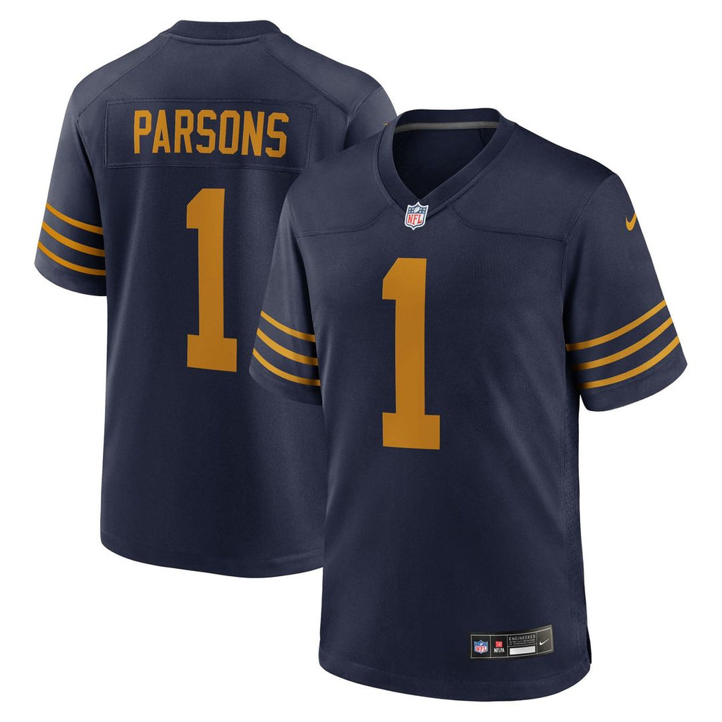 Green Bay Packers Micah Parsons Green Game Player Jersey product image 34, provided for visual reference and product detail