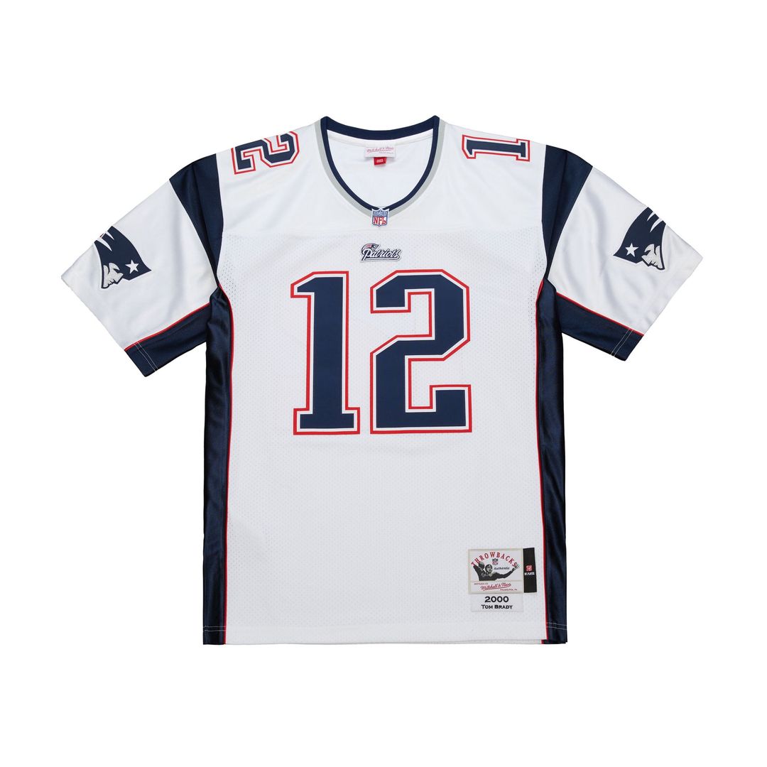 New England Patriots Tom Brady Navy Super Bowl XXXVI Authentic Throwback Jersey product image 22, provided for visual