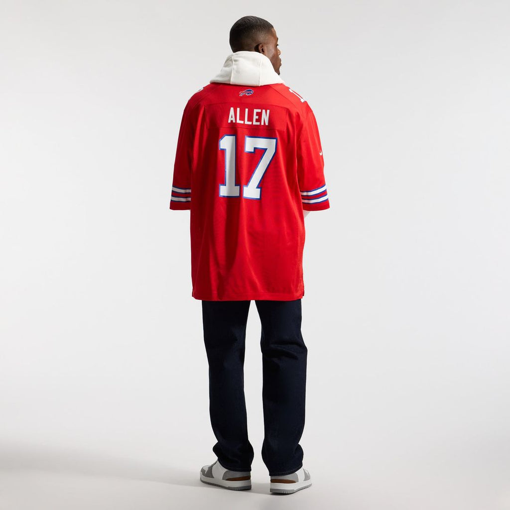 Buffalo Bills Josh Allen Red Alternate Game Player Jersey product image 18, provided for visual reference and product detail
