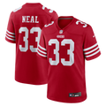San Francisco 49ers Siran Neal Scarlet Team Game Jersey product image 1, provided for visual reference and product detail