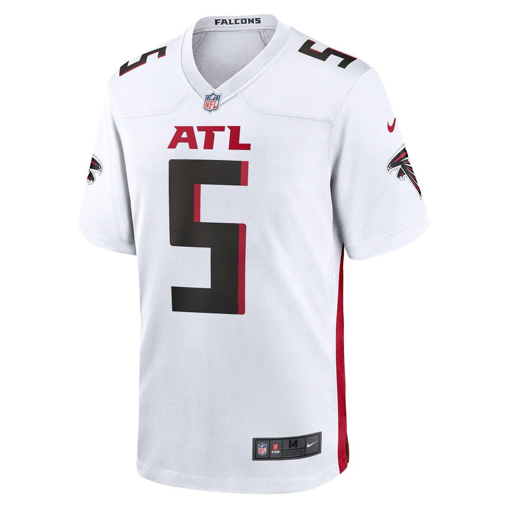 Atlanta Falcons Drake London White Away Game Player Jersey product image 2, provided for visual reference and product detail