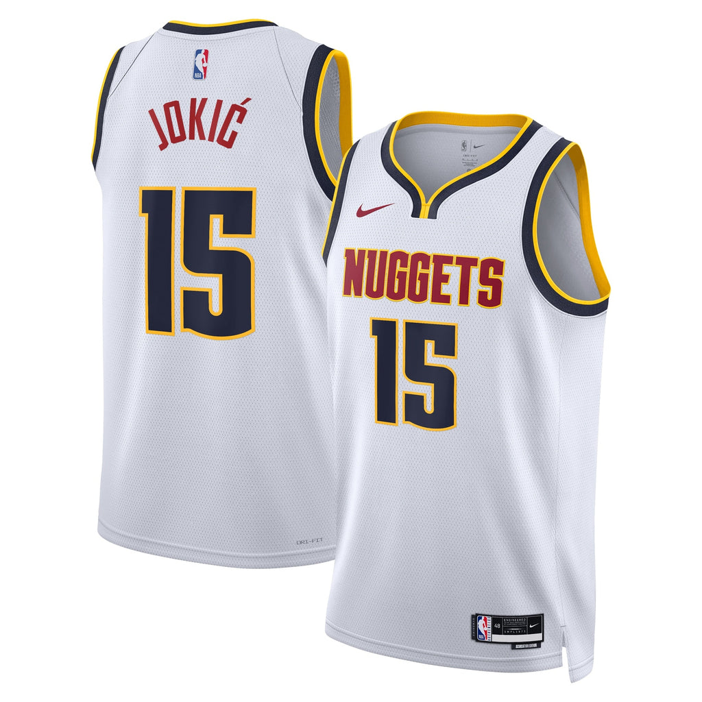 Denver Nuggets Nike Association Swingman Jersey - White product image 2