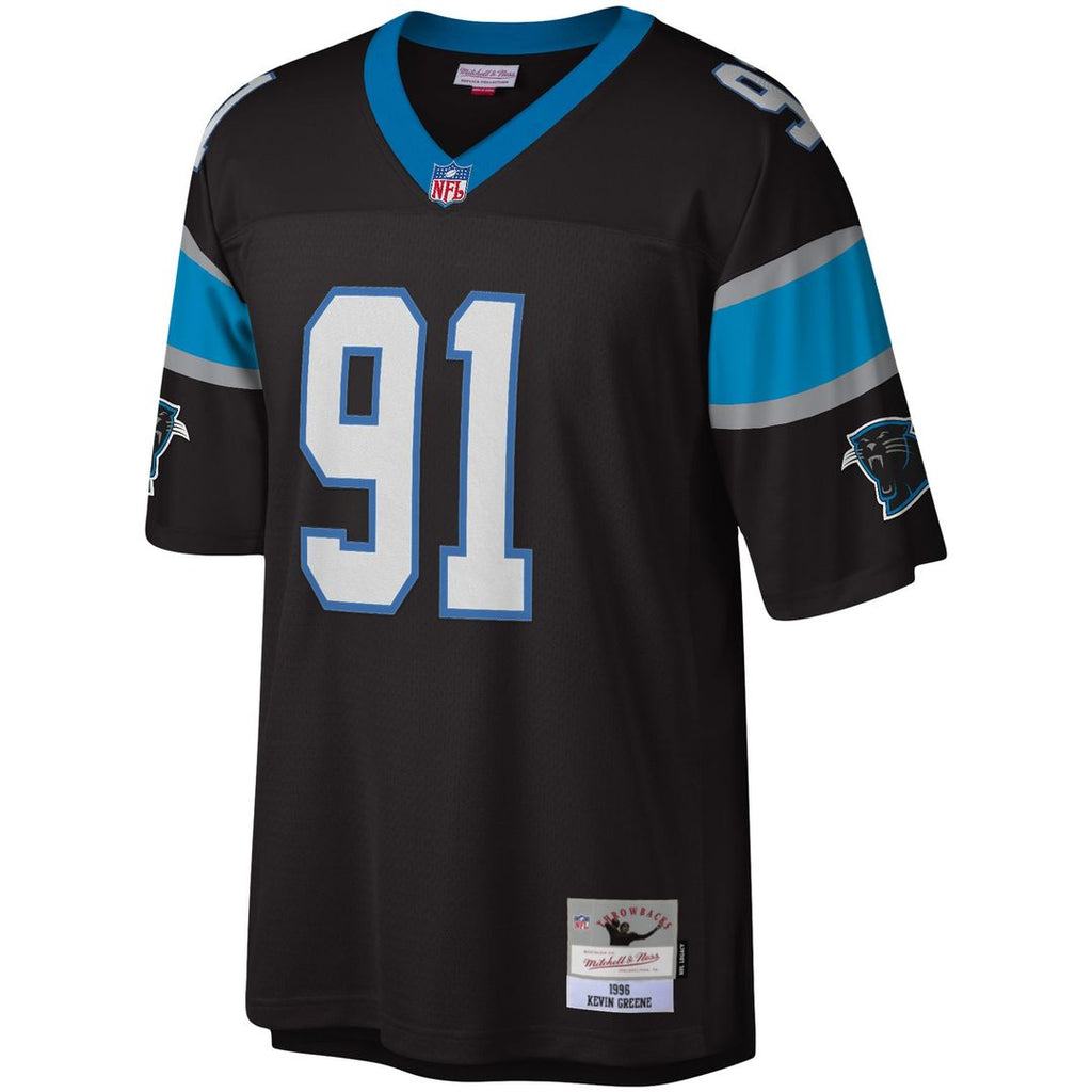 Carolina Panthers Kevin Greene Black Legacy Replica Jersey product image 2, provided for visual reference and product detail