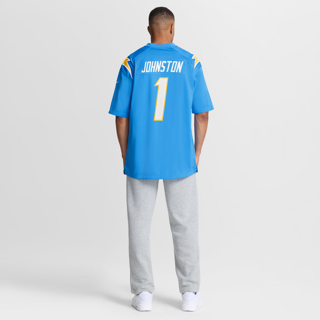 Los Angeles Chargers Quentin Johnston Navy Alternate Super Chargers Game Player Jersey product image 14, provided for visual