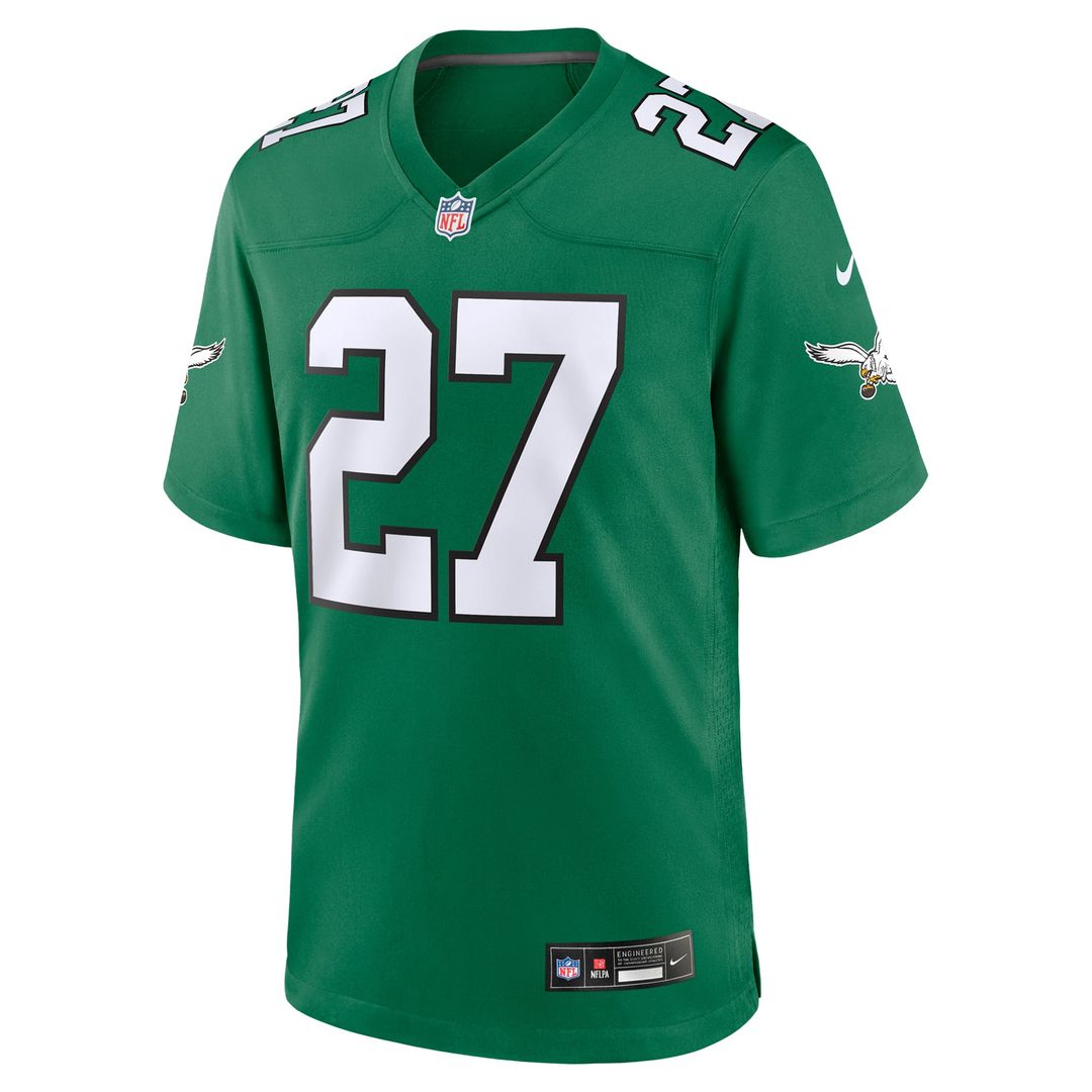 Philadelphia Eagles Quinyon Mitchell Midnight Green Team Game Jersey product image 14, provided for visual reference and