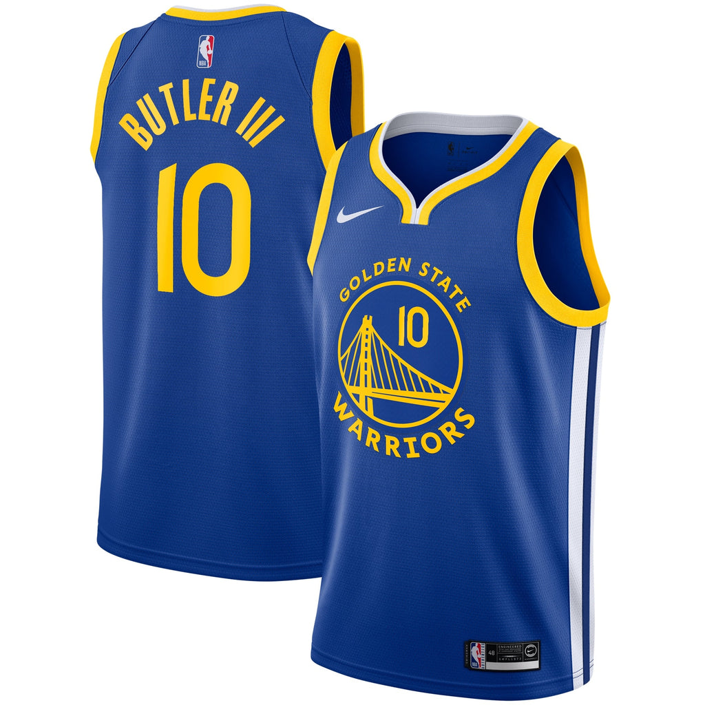 Jimmy Butler III Golden State Warriors Icon Edition Swingman Jersey - Royal - Youth product image 2, provided for visual