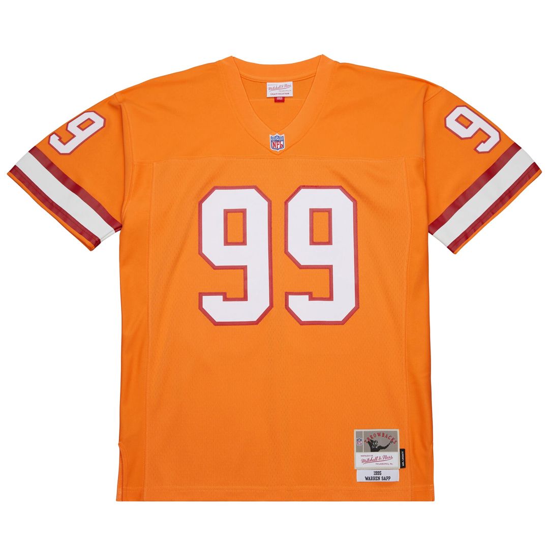 Tampa Bay Buccaneers Warren Sapp Red 2002 Legacy Replica Jersey product image 16, provided for visual reference and product