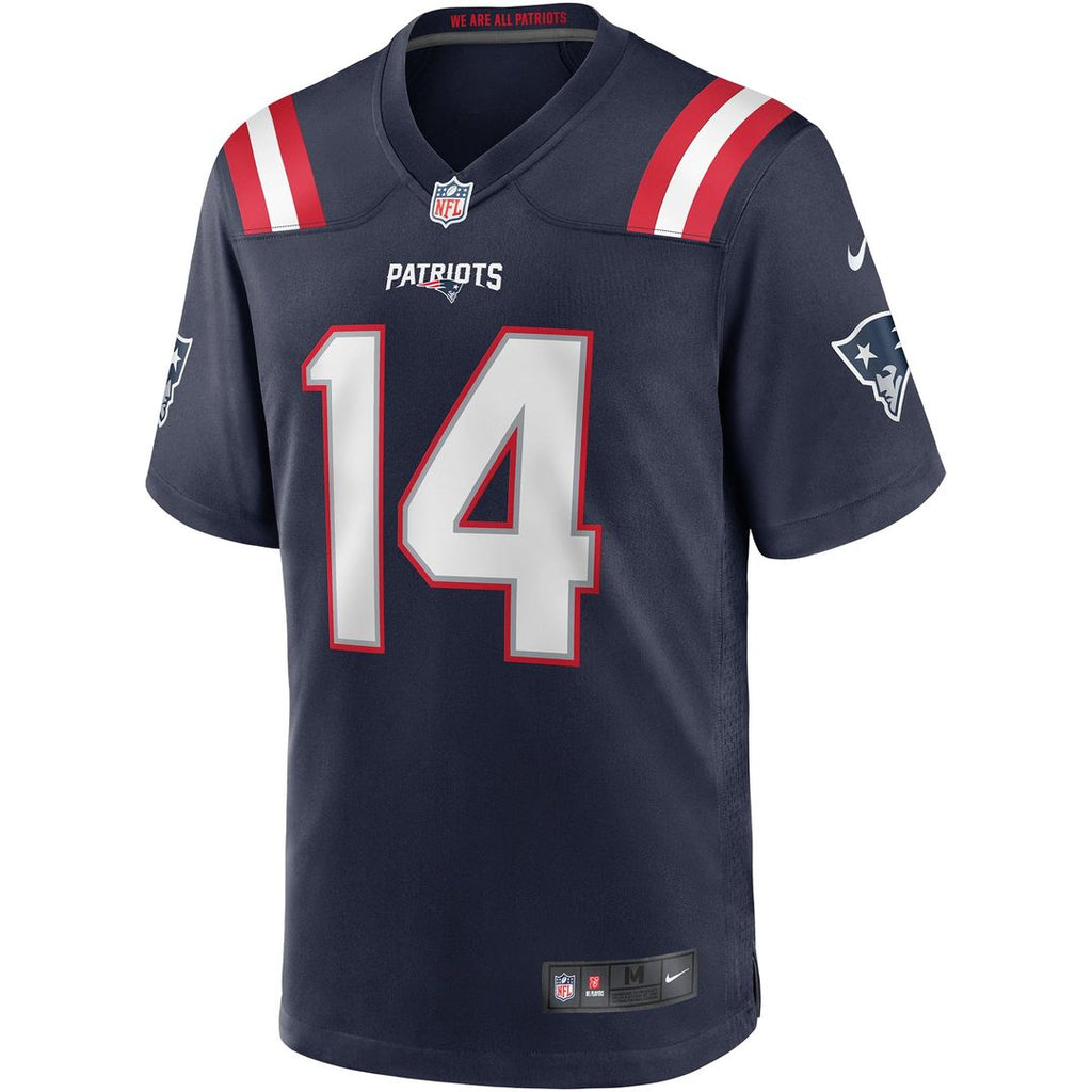 New England Patriots Steve Grogan Navy Game Retired Player Jersey product image 2, provided for visual reference and product