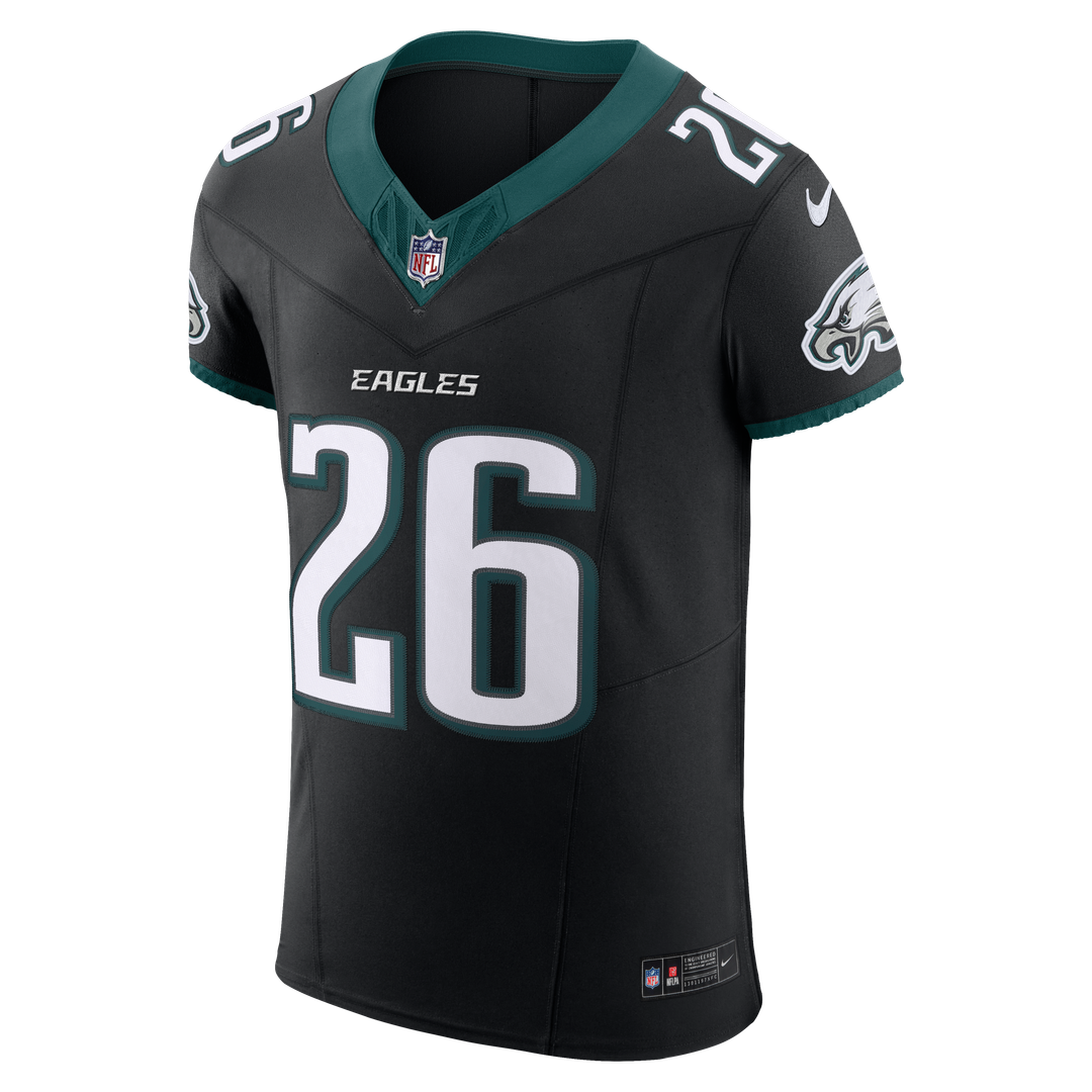 Philadelphia Eagles Saquon Barkley Black Alternate Vapor F.U.S.E. Elite Jersey product image 19, provided for visual