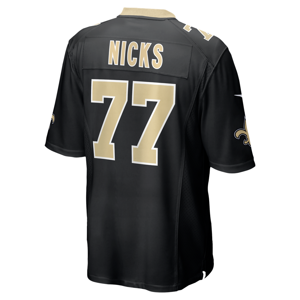 New Orleans Saints Carl Nicks Black Game Retired Player Jersey product image 3, provided for visual reference and product