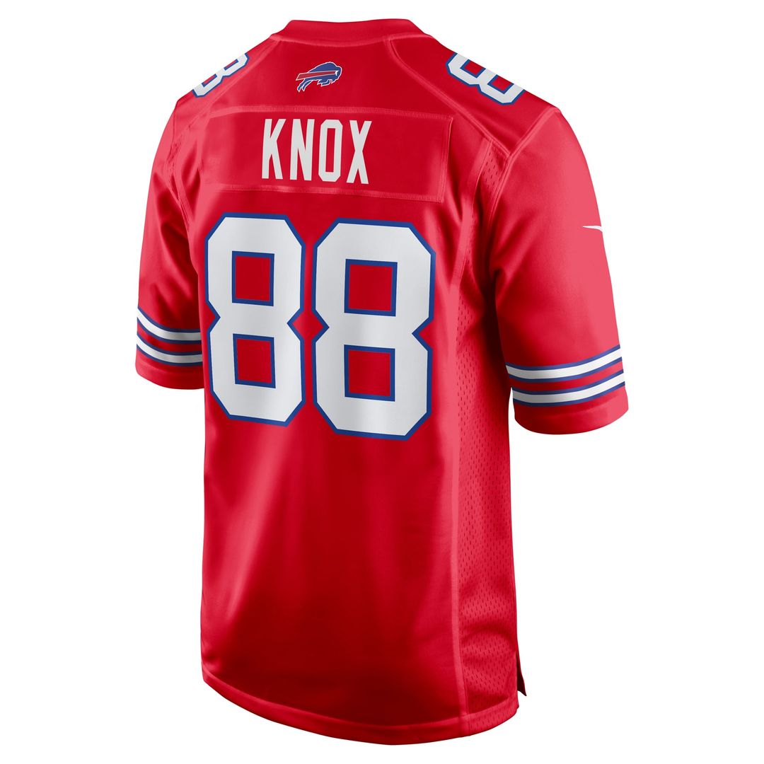 Buffalo Bills Dawson Knox Royal Game Player Jersey product image 19, provided for visual reference and product detail review