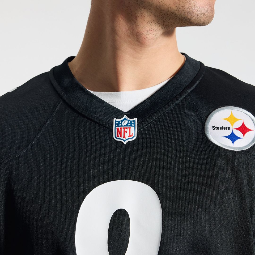 Pittsburgh Steelers Aaron Rodgers White Game Jersey product image 15, provided for visual reference and product detail review