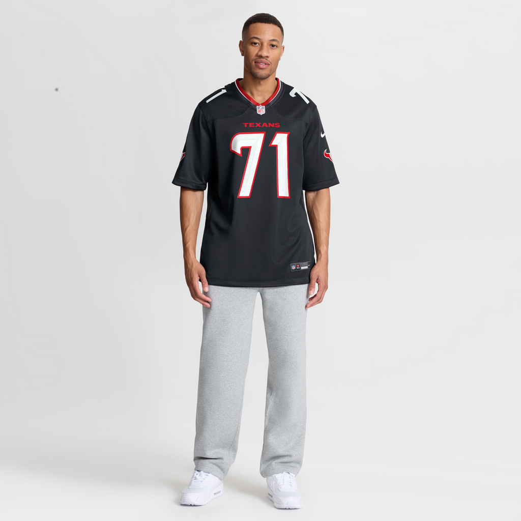 Houston Texans Braden Smith Navy Team Game Jersey product image 4, provided for visual reference and product detail review