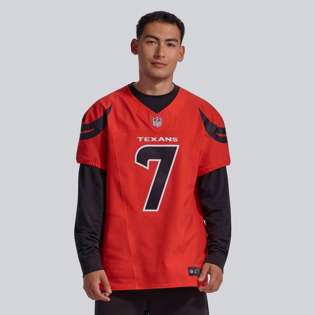 Houston Texans C.J. Stroud Red Alternate Vapor F.U.S.E. Elite Jersey product image 16, provided for visual reference and