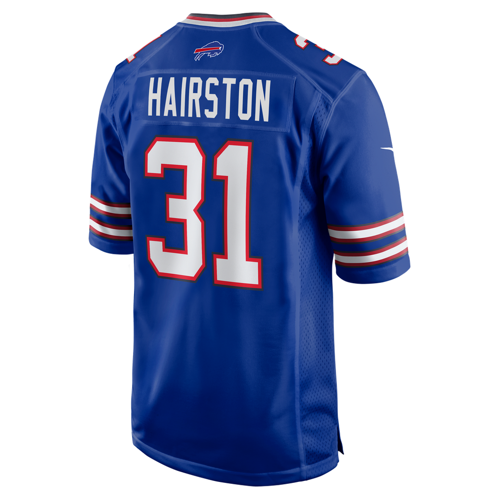 Buffalo Bills Maxwell Hairston Royal Game Player Jersey product image 3, provided for visual reference and product detail
