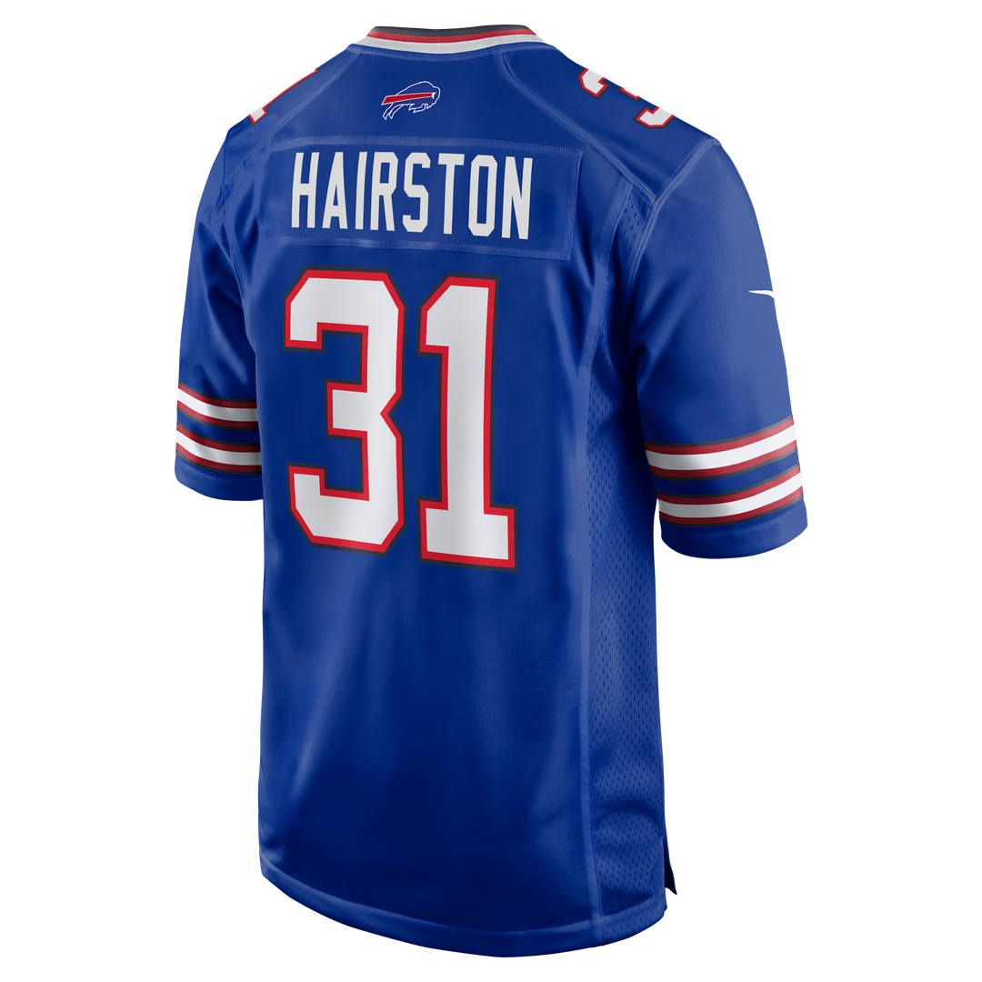 Buffalo Bills Maxwell Hairston Royal Game Player Jersey product image 3, provided for visual reference and product detail