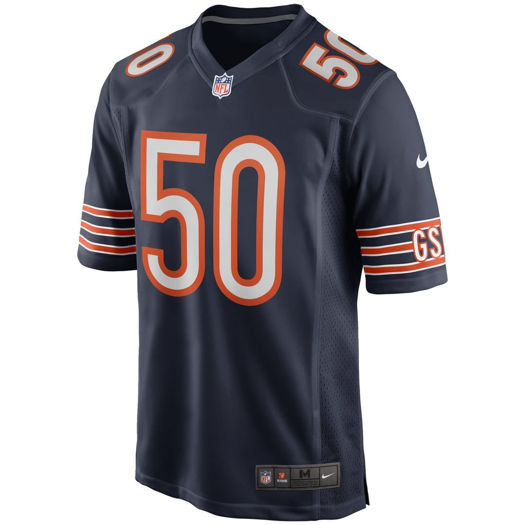 Chicago Bears Mike Singletary Navy Game Retired Player Jersey product image 2, provided for visual reference and product
