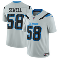 Detroit Lions Penei Sewell Silver 2026 Rivalries Collection Stitched Limited Jersey product image 1, provided for visual