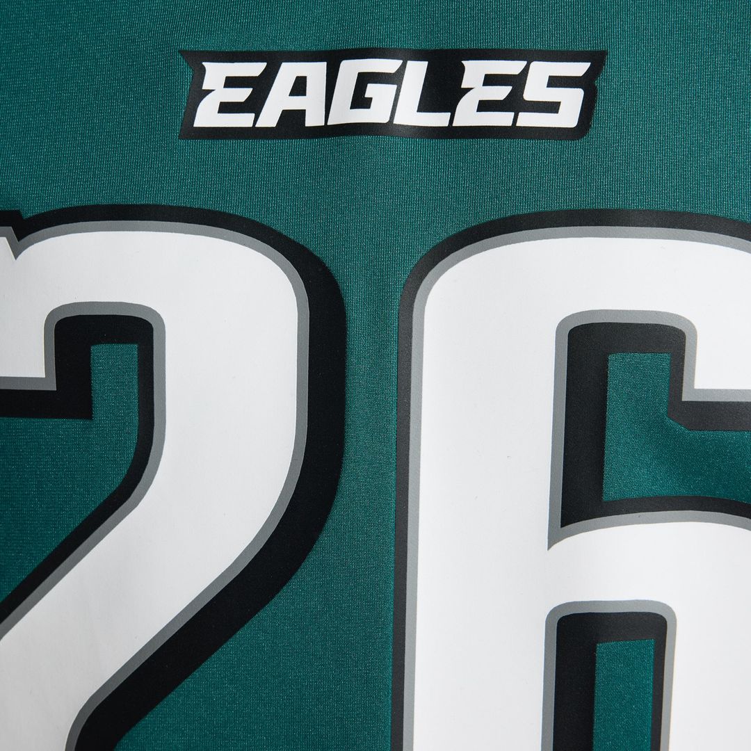 Philadelphia Eagles Saquon Barkley White Game Jersey product image 37, provided for visual reference and product detail